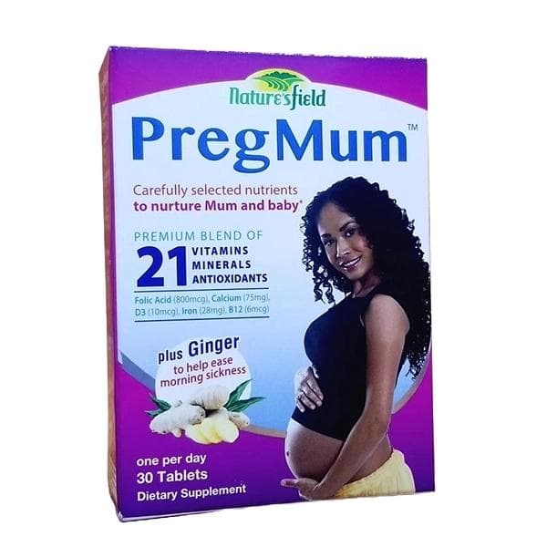 Nature’s Field PregMum 30 Tabs Bottle