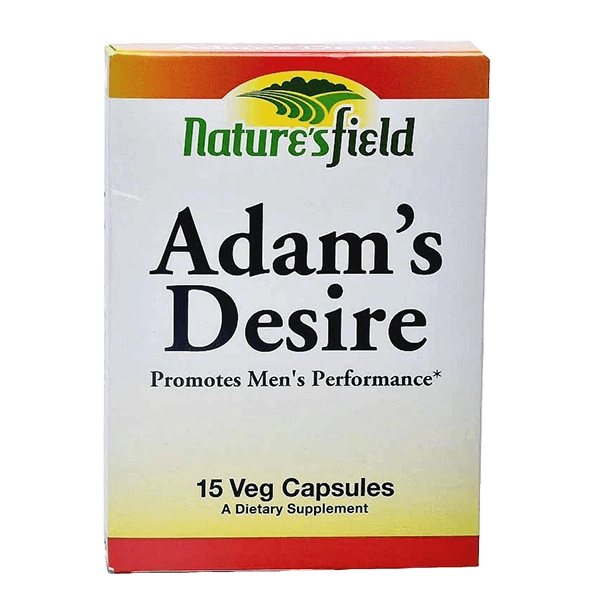 Nature’s Field Adam’s Desire – Natural Support for Male Libido & Performance Adams Desire x15